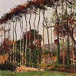 Камиль Писсарро - Пейзаж у Варанжвиля (1899)