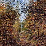 Камиль Писсарро - Тропинка в лесу (1879)
