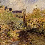 Camille Pissarro - Landscape at Osny. (1883)