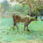 Камиль Писсарро - Пастушка (1883-88)