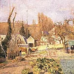 Камиль Писсарро - Огород в селении Эрмитаж, Понтуаз (1874)