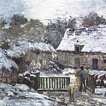 Камиль Писсарро - Ферма в Монфуко (1874)