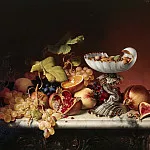 Адольф фон Менцель - Натюрморт с фруктами