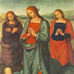 Pietro Perugino - Madonna with saints adoring the child, 1503, 87x72 