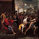 Camille delivers the Schoolmaster of Falerii to his pupils, Nicolas Poussin