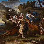 Venus, Mother of Aeneas, presenting him with Arms forged by Vulcan, Nicolas Poussin
