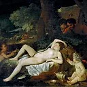 Sleeping Venus and the Shepherds, Nicolas Poussin