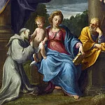 HOLY FAMILY WITH SAINT FRANCIS, Guido Reni