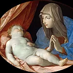 Mary adoring the Christ Child, Guido Reni
