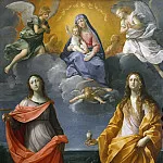 Virgin and Child with Saints Lucy and Mary Magdalene , Guido Reni