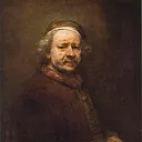 Self Portrait at the Age of 63, Rembrandt Harmenszoon Van Rijn