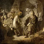 Rembrandt Harmenszoon Van Rijn - Jozef vertelt zijn dromen aan zijn ouders en zijn broers