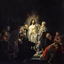 The Incredulity of St. Thomas, Rembrandt Harmenszoon Van Rijn
