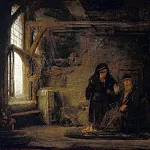 Tobits Wife with a Goat, Rembrandt Harmenszoon Van Rijn