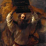 Moses with the Ten Commandments, Rembrandt Harmenszoon Van Rijn