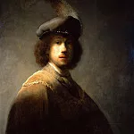 Self-Portrait, Aged 23, Rembrandt Harmenszoon Van Rijn
