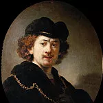 Rembrandt Harmenszoon Van Rijn - Self-Portrait with a Gold Chain