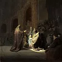 Rembrandt Harmenszoon Van Rijn - Simeons song of praise