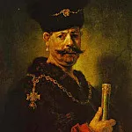 A Polish Nobleman, Rembrandt Harmenszoon Van Rijn