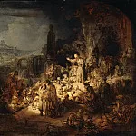The preaching of John the Baptist, Rembrandt Harmenszoon Van Rijn
