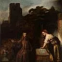 Rembrandt Harmenszoon Van Rijn - Christ and the Woman of Samaria