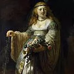 Rembrandt Harmenszoon Van Rijn - Saskia van Uylenburgh in Arcadian Costume