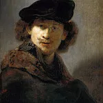 Rembrandt Harmenszoon Van Rijn - Self-portrait in a Cap and Fur-trimmed Cloak
