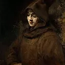 Rembrandt Harmenszoon Van Rijn - Rembrandts zoon Titus in monniksdracht