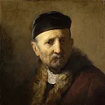 Rembrandt Harmenszoon Van Rijn - old man in a cap
