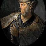 Rembrandt Harmenszoon Van Rijn - a man in oriental dress