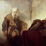 Saint Paul in Meditation, Rembrandt Harmenszoon Van Rijn