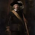 Rembrandt Harmenszoon Van Rijn - The Standard Bearer (Floris Soop, 1604–1657)