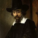Portret van Dr. Ephraim Bueno, Rembrandt Harmenszoon Van Rijn