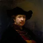 Self-Portrait In A Flat Cap, Rembrandt Harmenszoon Van Rijn