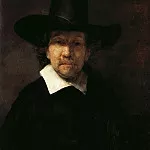 Portrait of the Poet Jeremias de Decker, Rembrandt Harmenszoon Van Rijn