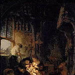 THE HOLY FAMILY , Rembrandt Harmenszoon Van Rijn