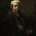 Rembrandt at the Easel, Rembrandt Harmenszoon Van Rijn