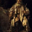 Rembrandt Harmenszoon Van Rijn - The old man with the red cap