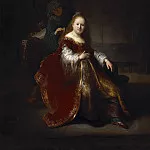 Rembrandt Harmenszoon Van Rijn - A Woman at Her Toilet
