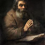 Old man praying [follower], Rembrandt Harmenszoon Van Rijn