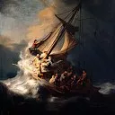 Rembrandt Harmenszoon Van Rijn - Christ in the Storm on the Sea of Galilee