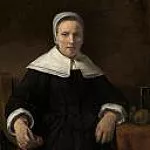 Rembrandt Harmenszoon Van Rijn - A Woman Holding a Pink