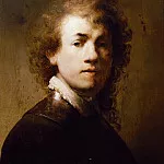 Self-Portrait with a Gorget, Rembrandt Harmenszoon Van Rijn