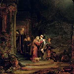 The Visitation, Rembrandt Harmenszoon Van Rijn