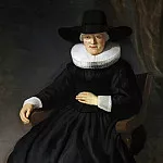Rembrandt Harmenszoon Van Rijn - Maria Bockenolle, wife of Johannes Elison