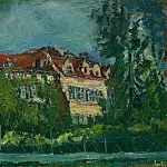 Хаим Сутин - Пейзаж с домом
