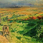 Отто Мюллер - Пфальцский пейзаж с виноградниками