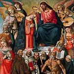 Лука Синьорелли - Коронование Девы Марии со святыми и ангелами