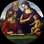 Luca Signorelli - Holy Family with Saint Catherine of Alexandria