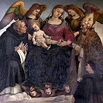 Лука Синьорелли - Мадонна с Младенцем и святыми